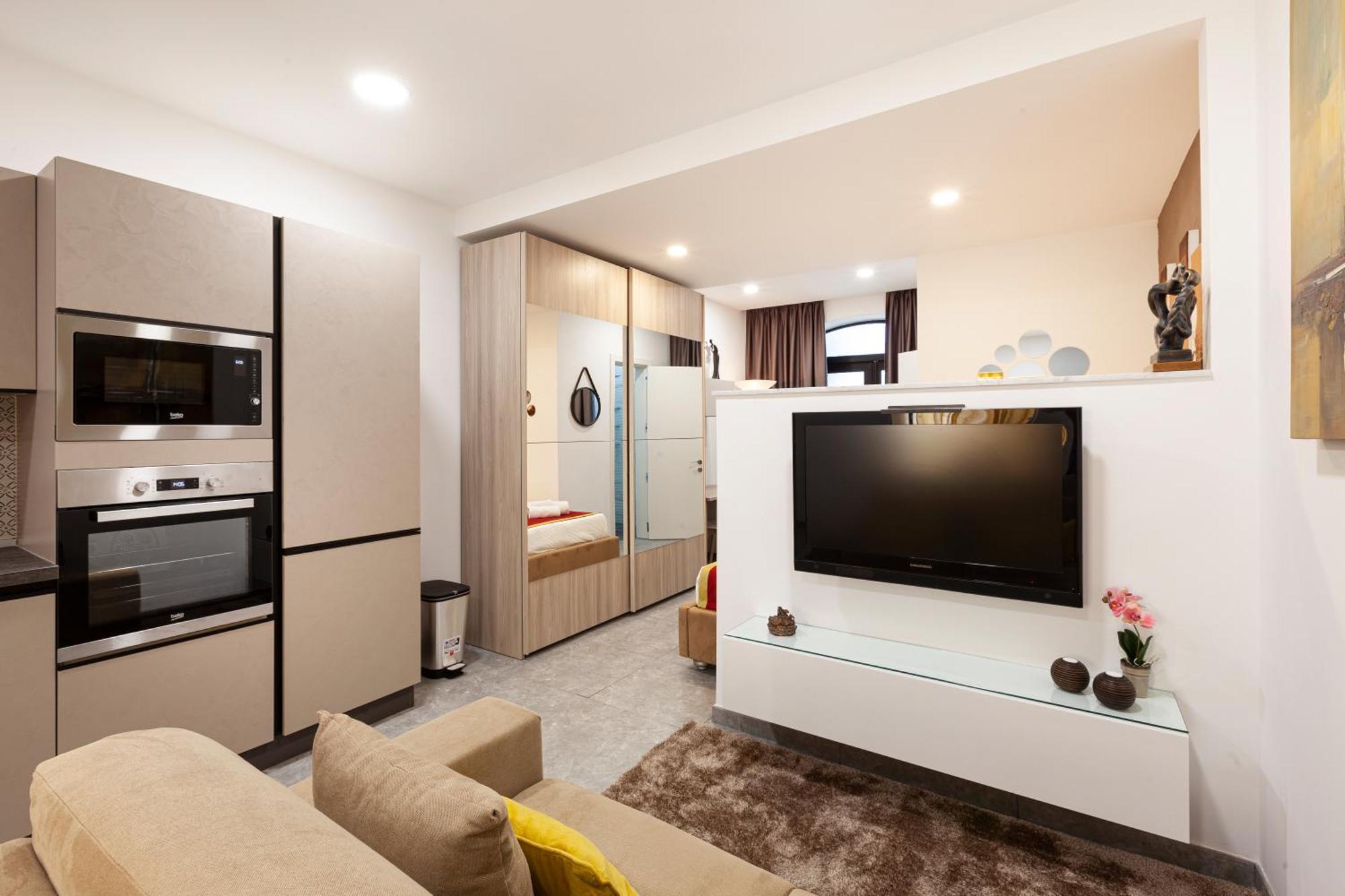 Modern & Lovely Studio - Prime Location سانت جوليان المظهر الخارجي الصورة